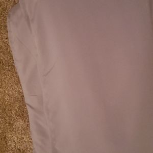 Gray Full size bedskirt